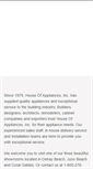 Mobile Screenshot of houseofappliancesinc.com